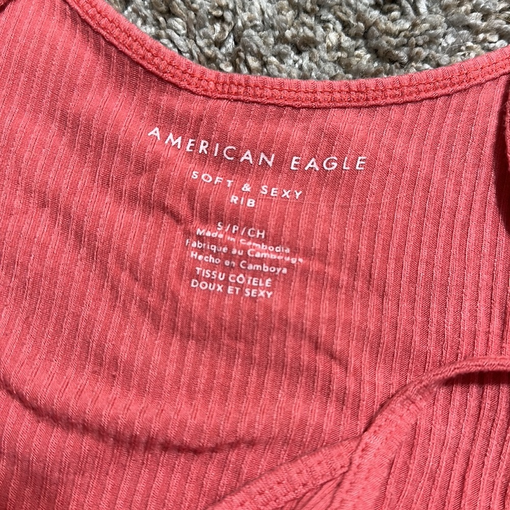 American Eagle Ribbed Tank Top - Picture 2 of 2